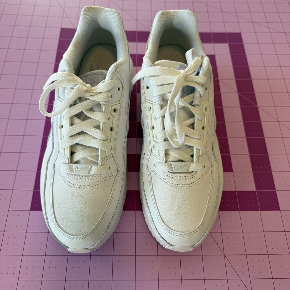 Nike Air Max1 Premium, White, Size 8.5